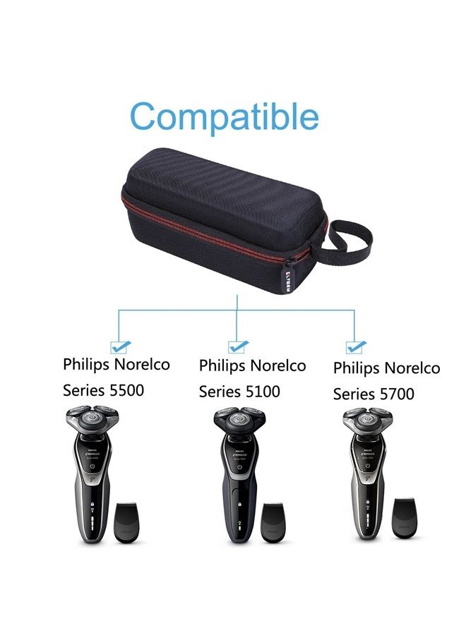 LTGEM حافظة لآلة حلاقة فيليبس نوريلكو الكهربائية للرجال سلسلة 2100 2300 3500 6800 3100 5500 5100 5300 5700 6880 7100 للحلاقة الرطبة/الجافة الدوارة - Image 2