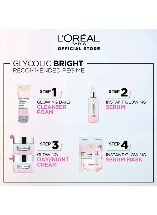 L'OREAL PARIS L'Oréal Paris Glycolic Bright Day Cream 50ml + Night Cream 50ml