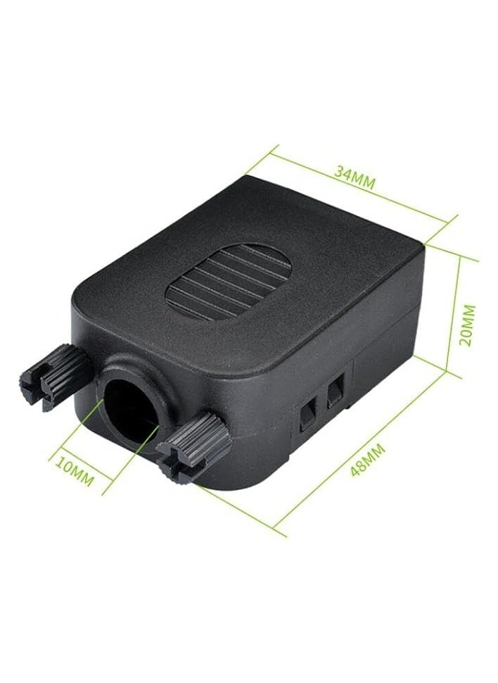 Connector To Wiring Terminal RS232 Serial Solderless D-SUB 5+5 with case Adapter 9-pin Port Adapter to Terminal Connector Signal Module (DB9 MALE 1PCS & 1 PCS FEMALE)