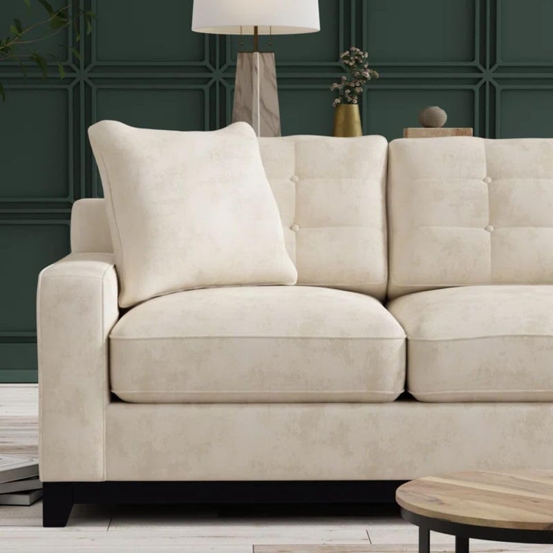 Comfynest Modern 93" Square-Arm Convertible Sofa Bed - Image 4