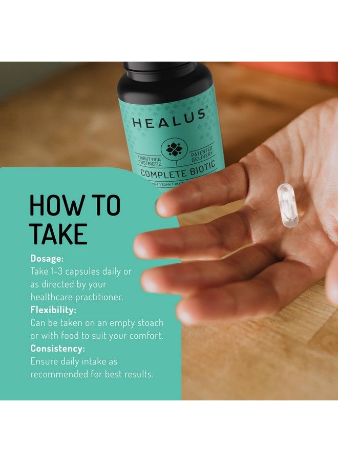 Healus Complete Biotic - Postbiotic Tributyrin Supplement - Postbiotics for Gut Health - Butyrate Gut Health Supplement - Image 4