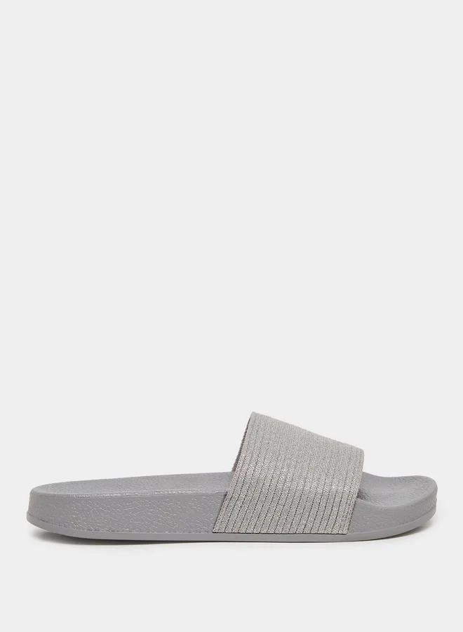 ستايلي Styli Textured Slip On Flip Flop