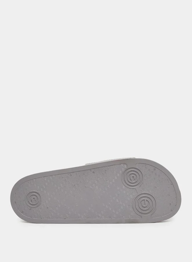 Styli Styli Textured Slip On Flip Flop
