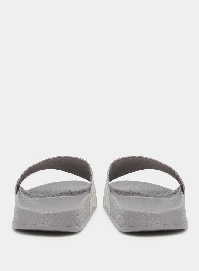 Styli Styli Textured Slip On Flip Flop