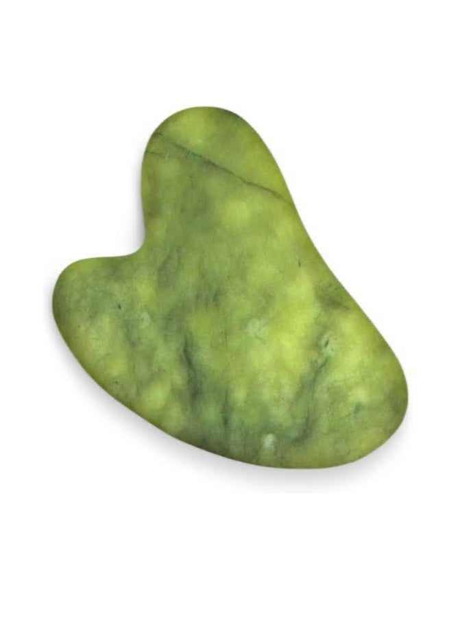 Gua Sha Stone, Natural Stone Guasha green – The Secret to Natural Beauty & Deep Skin Care wrinkle GS8 - Image 2