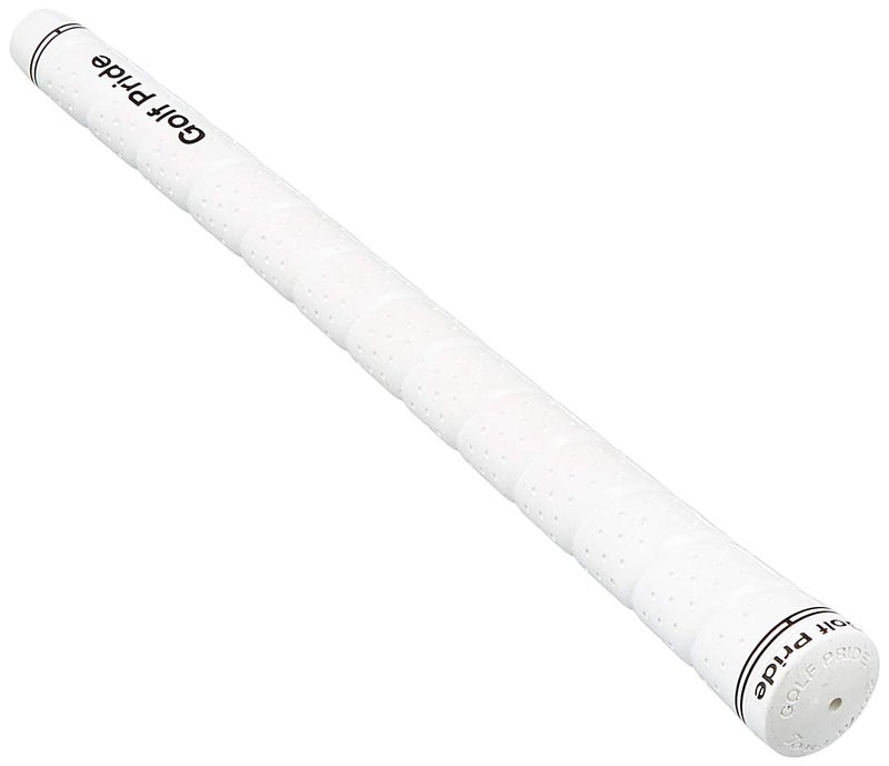 Golf Pride Tour Wrap Golf Grip - Comfortable, Durable Grip for Clubs - Classic Wrap Design with High-Tack Feel - Rubber Construction - Midsize - White - Image 4