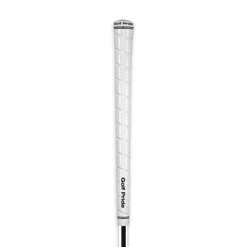 Golf Pride Tour Wrap Golf Grip - Comfortable, Durable Grip for Clubs - Classic Wrap Design with High-Tack Feel - Rubber Construction - Midsize - White - Image 1