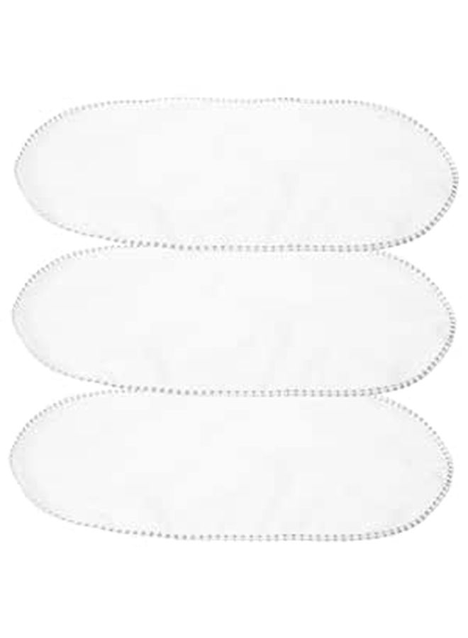3 Pack Reusable Washable Changing Pad Liners Soft Cotton Pads for Newborns Baby - Image 1
