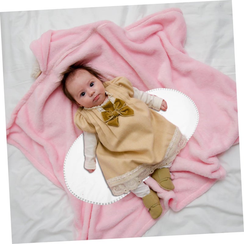 3 Pack Reusable Washable Changing Pad Liners Soft Cotton Pads for Newborns Baby - Image 3