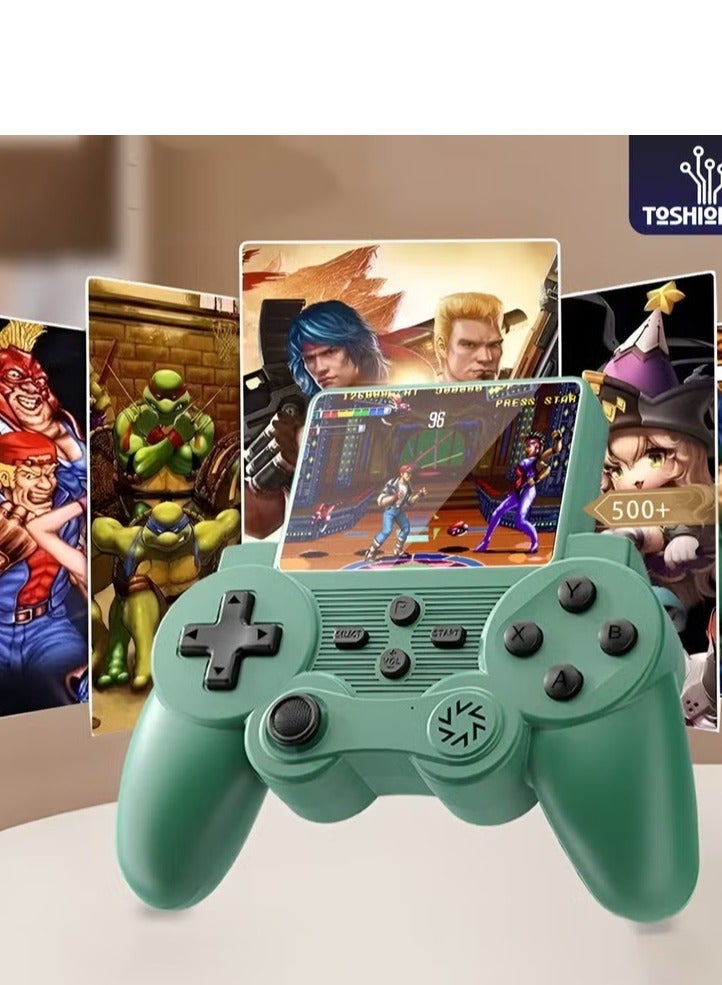 GAME وحدة تحكم الألعاب المحمولة Q20 مع وحدتي تحكم مزدوجتين - مشغل ألعاب الفيديو الكلاسيكي مع مخرج AV، يدعم معارك لاعبين اثنين - Image 1