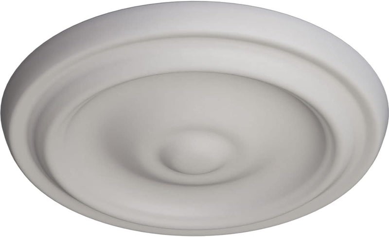 Ekena Millwork 9 5/8"OD x 1 1/8"P Maria Ceiling Medallion (Fits Canopies up to 1 3/4"), Hand-Painted Ultra Pure White - Image 2