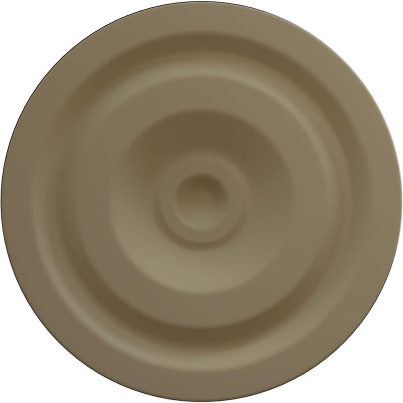 Ekena Millwork 9 5/8"OD x 1 1/8"P Maria Ceiling Medallion (Fits Canopies up to 1 3/4"), Hand-Painted Ultra Pure White - Image 3
