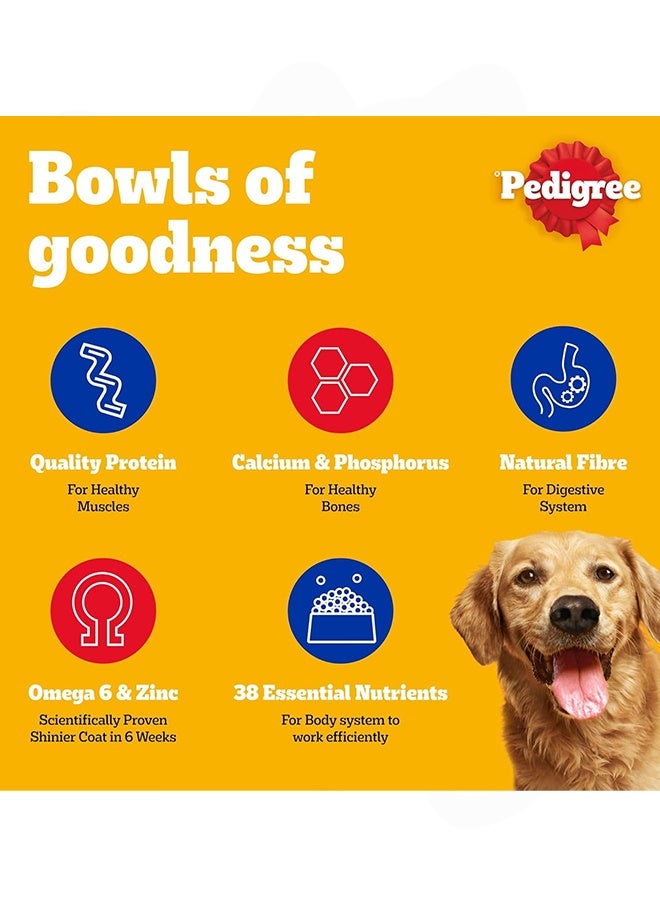 Pedigree Beef And Vegetables Adult Dry Dog Food - 10KG - Image 3