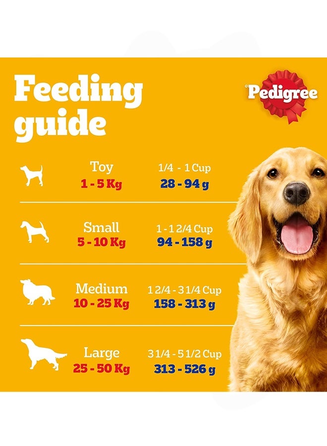 Pedigree Beef And Vegetables Adult Dry Dog Food - 10KG - Image 4