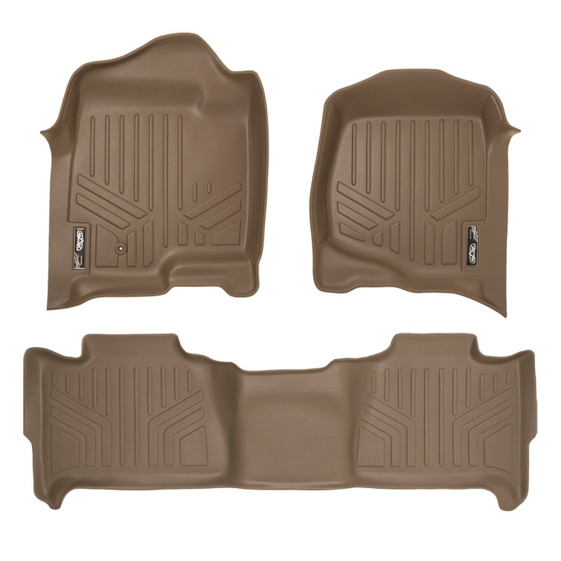 SMARTLINER Custom Fit Floor Mats 2 Row Liner Set for 20072014 Chevrolet Suburban