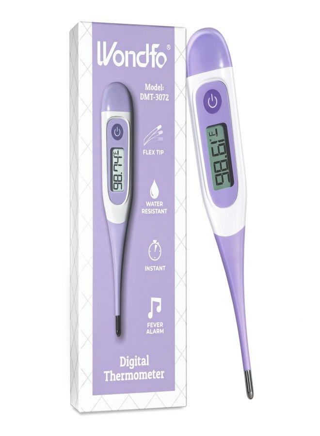 Wondfo Digital Basal Thermometer for Women Fertility - BBT Thermometer for Ovulation & Pregnancy Tracking - High Accuracy & LCD Display & Waterproof