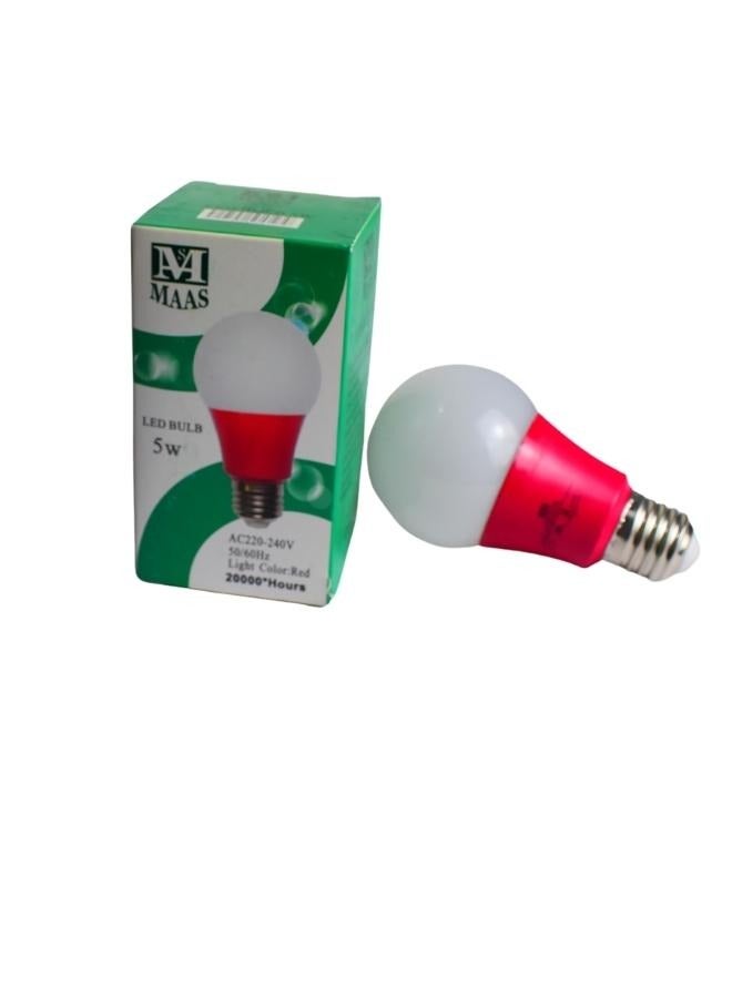MAAS Lamp set of 10 pieces, indoor lighting, 5 watt LED bulb, Red color  - Image 3