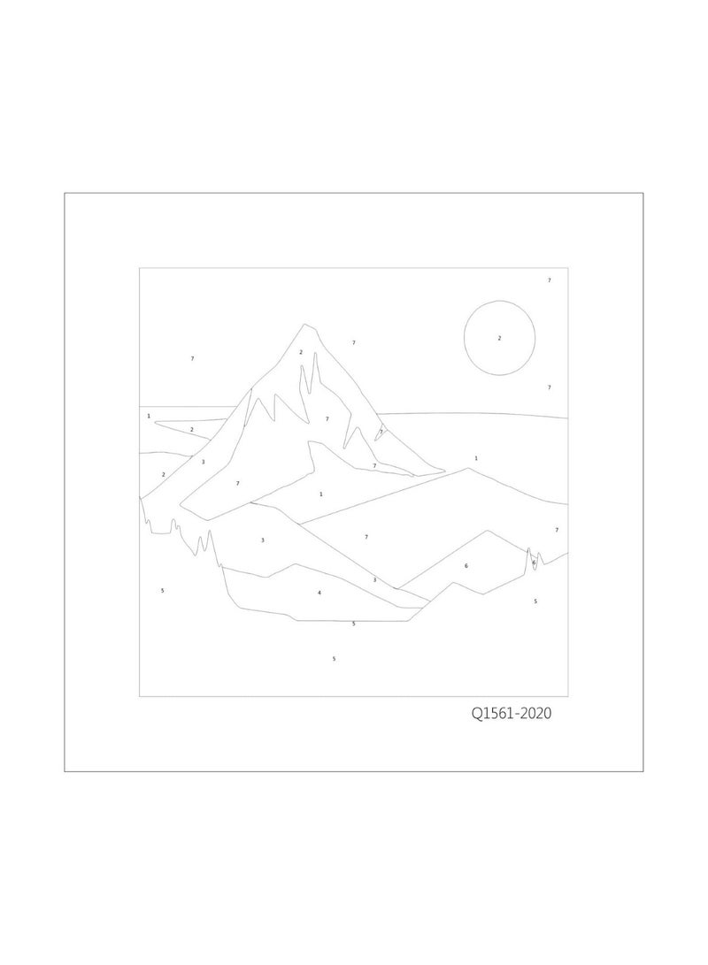 Cool Baby COOLBABY DIY Digital Oil Painting Hand Painted Landscape Painting Decorative Paintings - Image 2