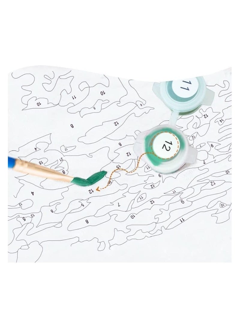 Cool Baby COOLBABY DIY Digital Oil Painting Hand Painted Landscape Painting Decorative Paintings - Image 3