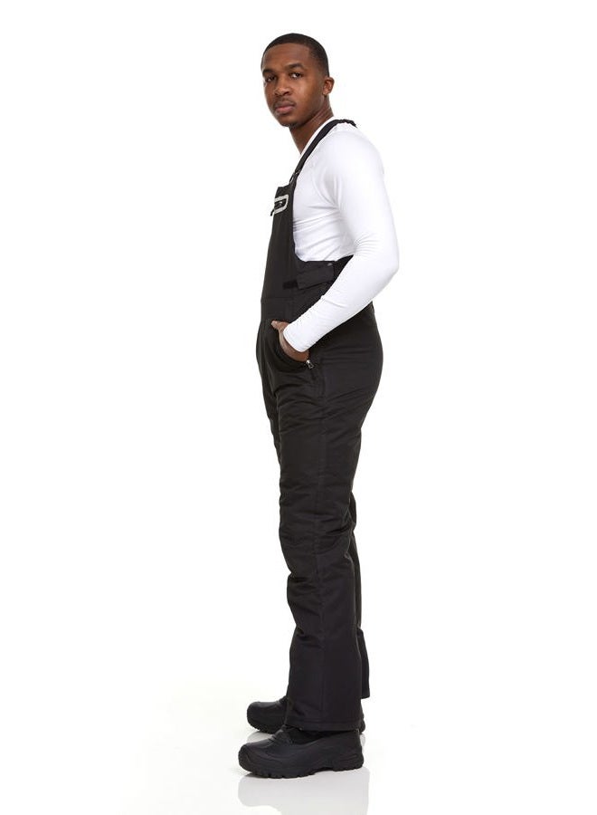 Arctic Quest Mens Insulated Snow and Ski Bib Overalls Snow Pants Snowboard Mens Overalls for Fishing, Hunting, Snowmobiling, Rich Black, XXL - Image 2