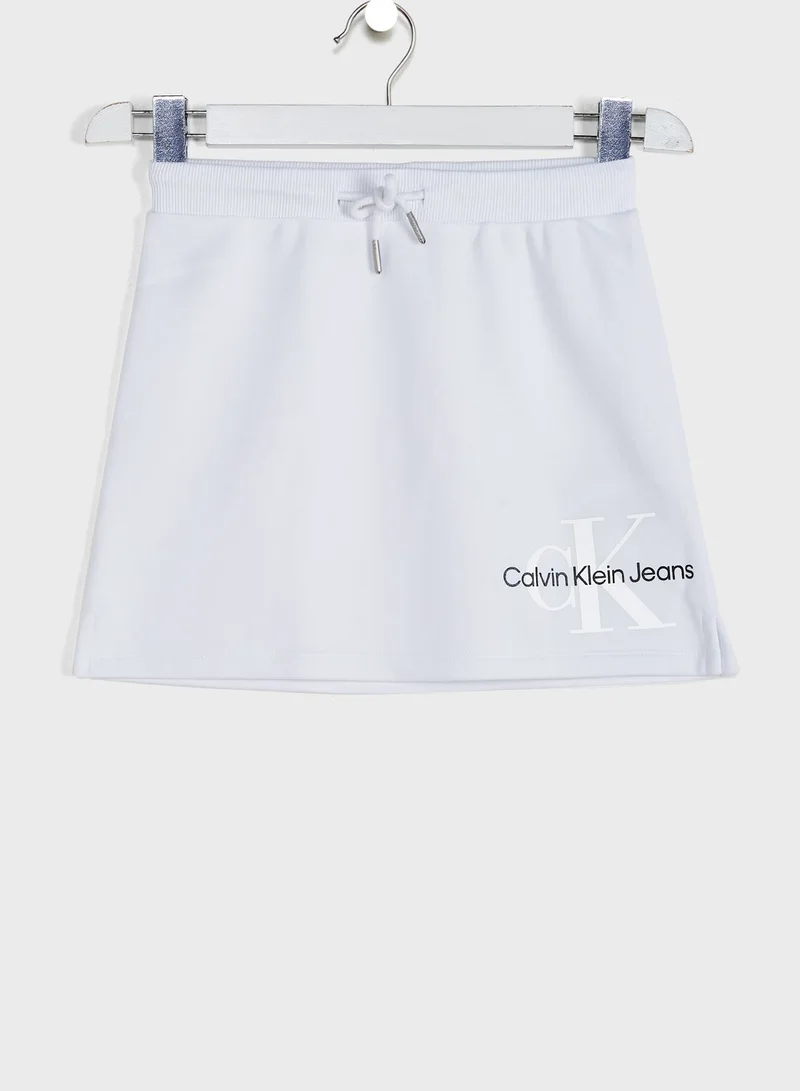 Calvin Klein Jeans Kids Monogram Logo Shorts