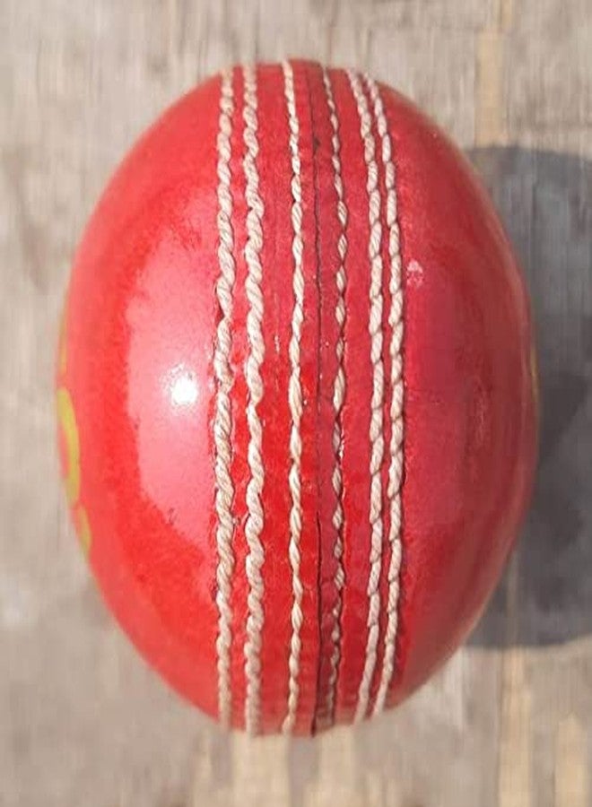 NHD 4-Piece Constructions Standard Cricket Leather Ball Club - Pack of 6 Balls - Image 5