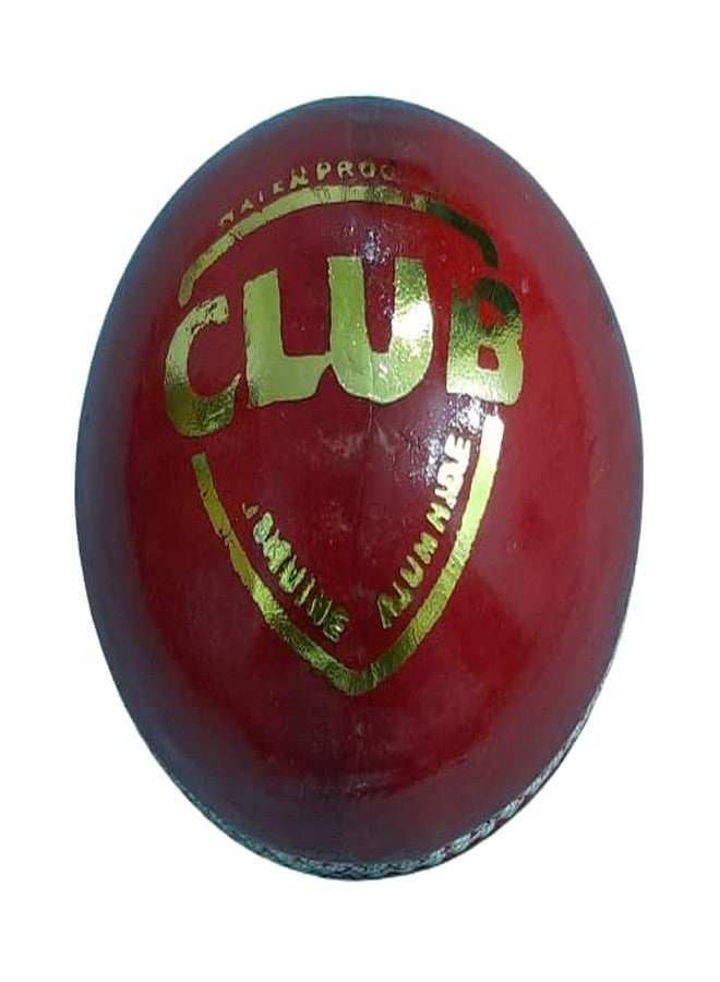 NHD 4-Piece Constructions Standard Cricket Leather Ball Club - Pack of 6 Balls - Image 1