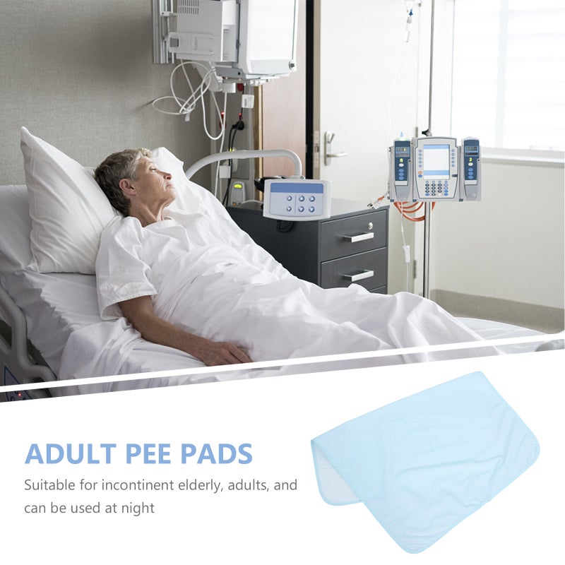 2pcs Breathable Pee Pad Reusable Adults Washable Diaper Pad Bed Wetting Bed Pad - Image 4
