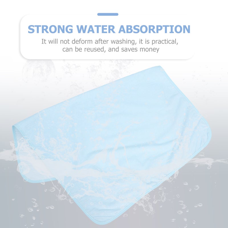 2pcs Breathable Pee Pad Reusable Adults Washable Diaper Pad Bed Wetting Bed Pad - Image 2
