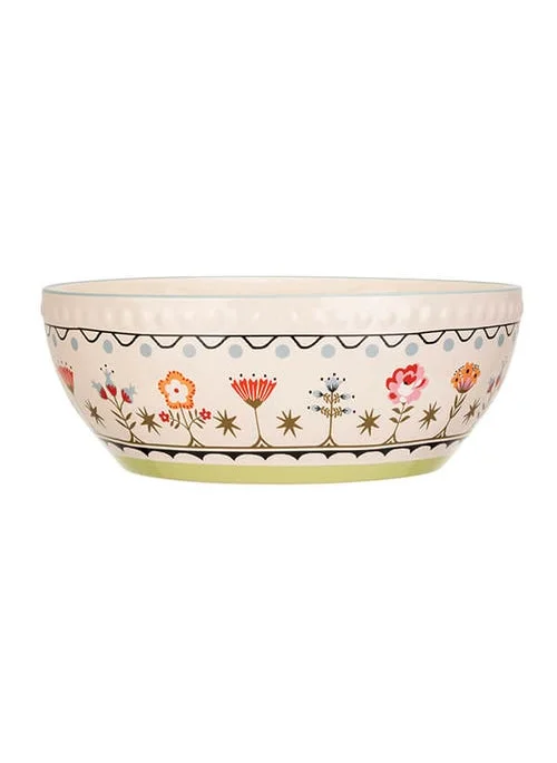 Cath Kidston Cath Kidston Painted Table Ceramic Large Serving Bowl 26Cm