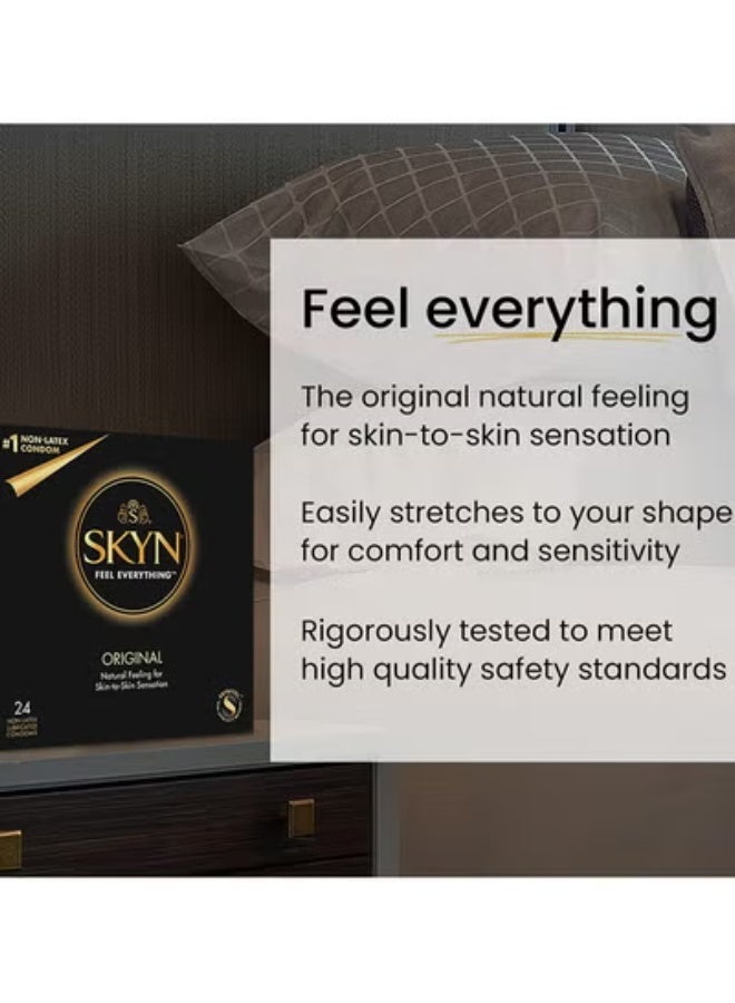 SKYN 48-Piece Original Natural Feeling Lubricated Non-Latex Condoms For Skin-to-Skin Sensation - Image 3