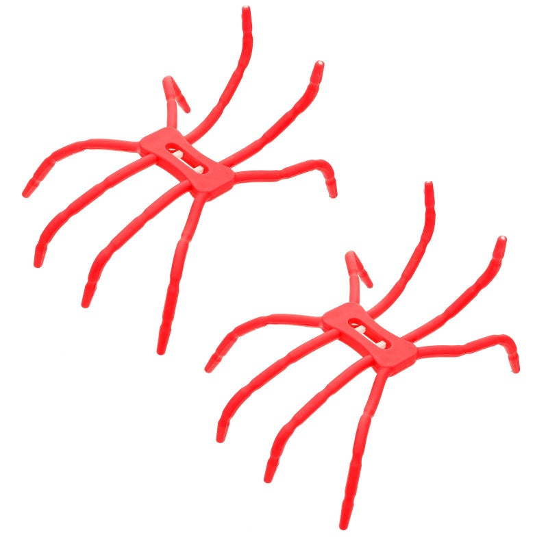 Flexible Spider Grip Phone Tablet Holder Stand 2 Pack Portable Red For Travel Desk - Image 2