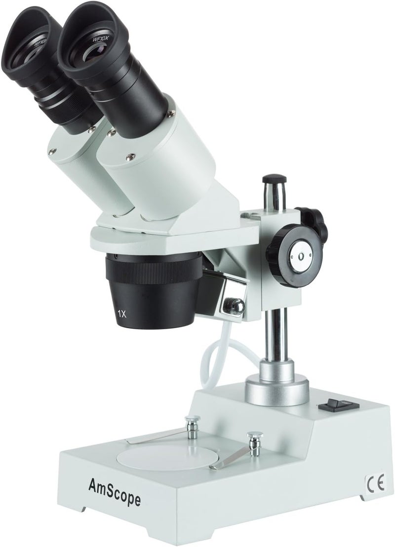 AmScope Sharp Forward Stereo Microscope 10X30X  - Image 1