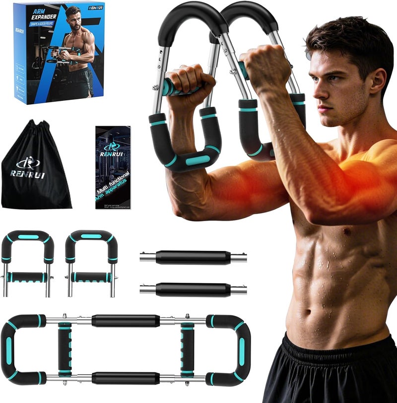 RENRUI Twister Arm Trainer - Adjustable Chest Workout Equipment for Home Gym - Image 1