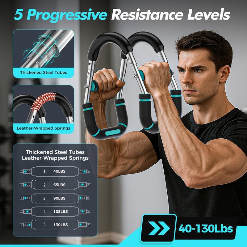 RENRUI Twister Arm Trainer - Adjustable Chest Workout Equipment for Home Gym - Image 3