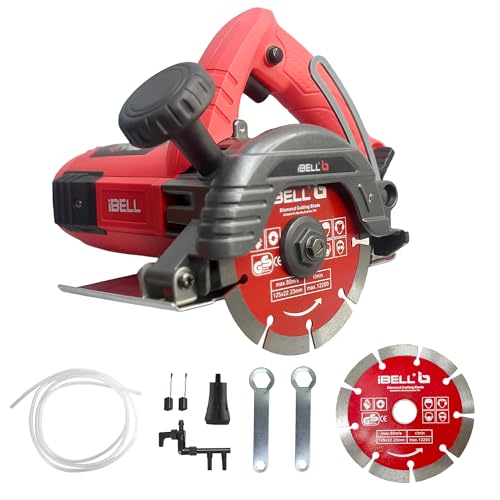 IBELL TOOLS iBELL IBL MC25-60 Heavy-Duty Marble Cutter |1600W|14,000 RPM |125mm Wheel | 38mm Cutting Depth | Large Stable Base Plate for Precision Cutting of Marble, Granite, Tile & Stone- 6 months warranty - Image 1
