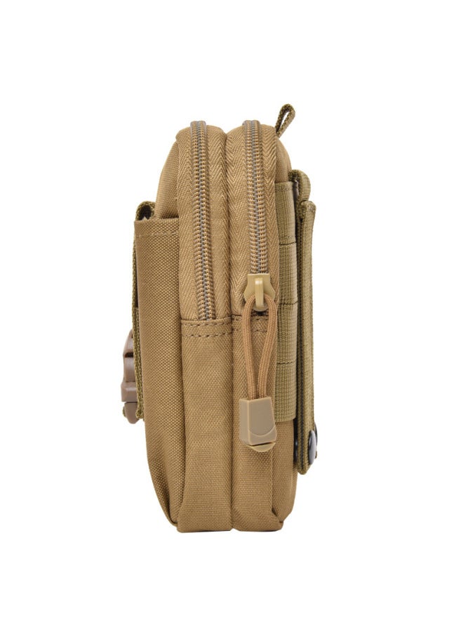 Generic Outdoor Sports Waist Bag Men's Running Tactical Phone Bag Military Fan Tactical Coin Purse Molle Accessory Hanging-Color:Army Green-Capacity:Below 20L - Image 2
