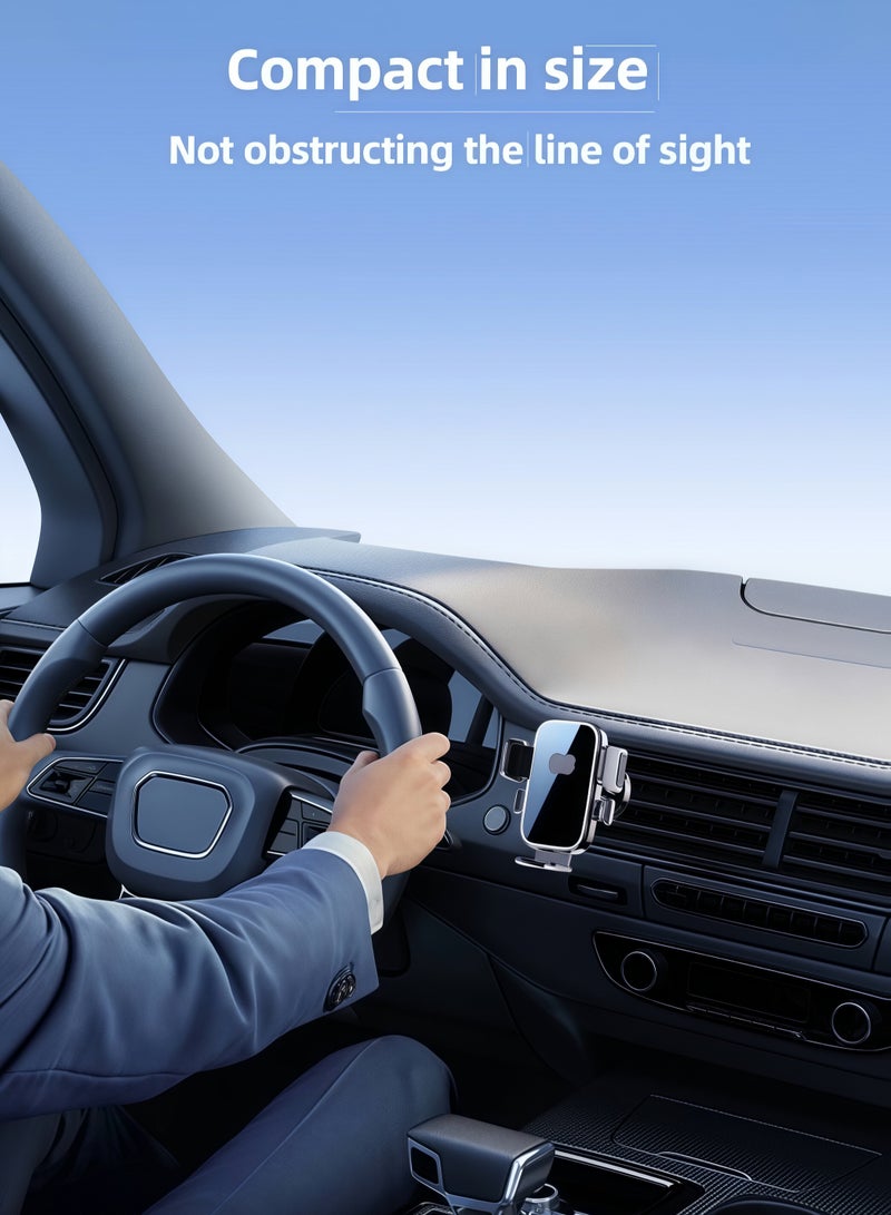 [Car Essential] 360° Rotating Stable Phone Mount | One-Button Open/Close + Anti-Vibration | Compatible with Multiple Vehicle Models, No Shaking for Navigation & Browsing, Safer and More Worry-Free Driving! - Image 2