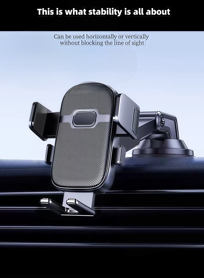 [Car Essential] 360° Rotating Stable Phone Mount | One-Button Open/Close + Anti-Vibration | Compatible with Multiple Vehicle Models, No Shaking for Navigation & Browsing, Safer and More Worry-Free Driving! - Image 5