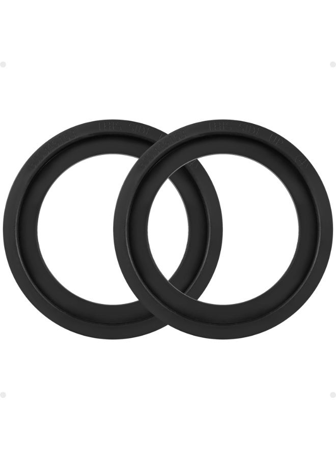 4PCS, Rv Toilet Seal Kit, Flush Ball Seal Gasket Replacement for Dometic 300/310 / 320 RV Toilets, Replacement Part for Rv and Trailer Toilets Solve Leakage Problem(Black)  - Image 1