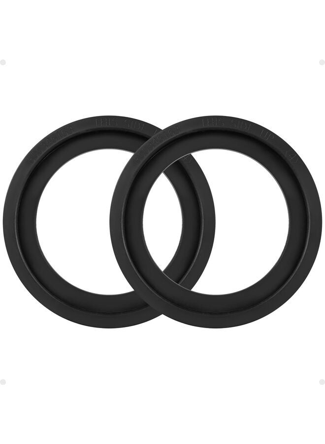 4PCS, Rv Toilet Seal Kit, 385311658 Flush Ball Seal Gasket Replacement for Dometic 300/310 / 320 RV Toilets, Replacement Part for Rv and Trailer Toilets Solve Leakage Problem(Black)  - Image 1