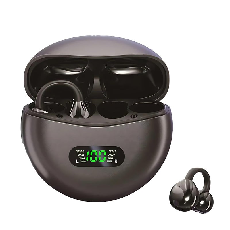 Translation Earbuds Real Time Ai Translator Bluetooth 5 Modern 144 Languages Translating Earbuds 3 Translation Modes HQ Sound ANC Android iOS Support Iron Gray - Image 2