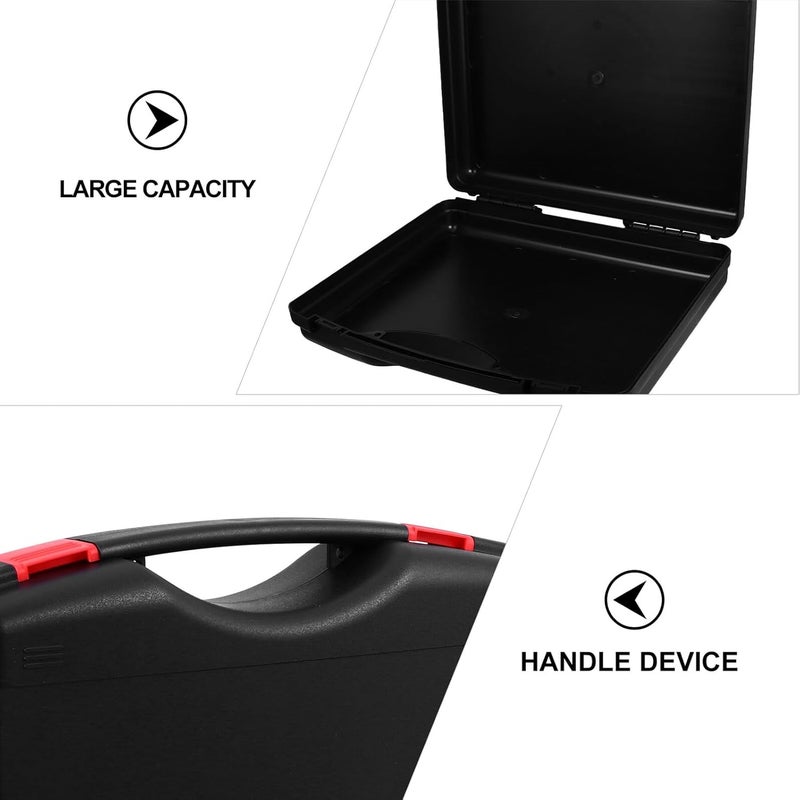 Portable Plastic Tool Storage Box 40x35x10cm with Handle, Multifunctional Tool Organizer Case for Home, Workshop, and Gardening Use - Image 5