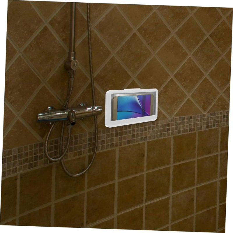 Bathroom Phone Holder Phone Case Pouch Shower Wall Mount No Drilling for Shower - Image 2