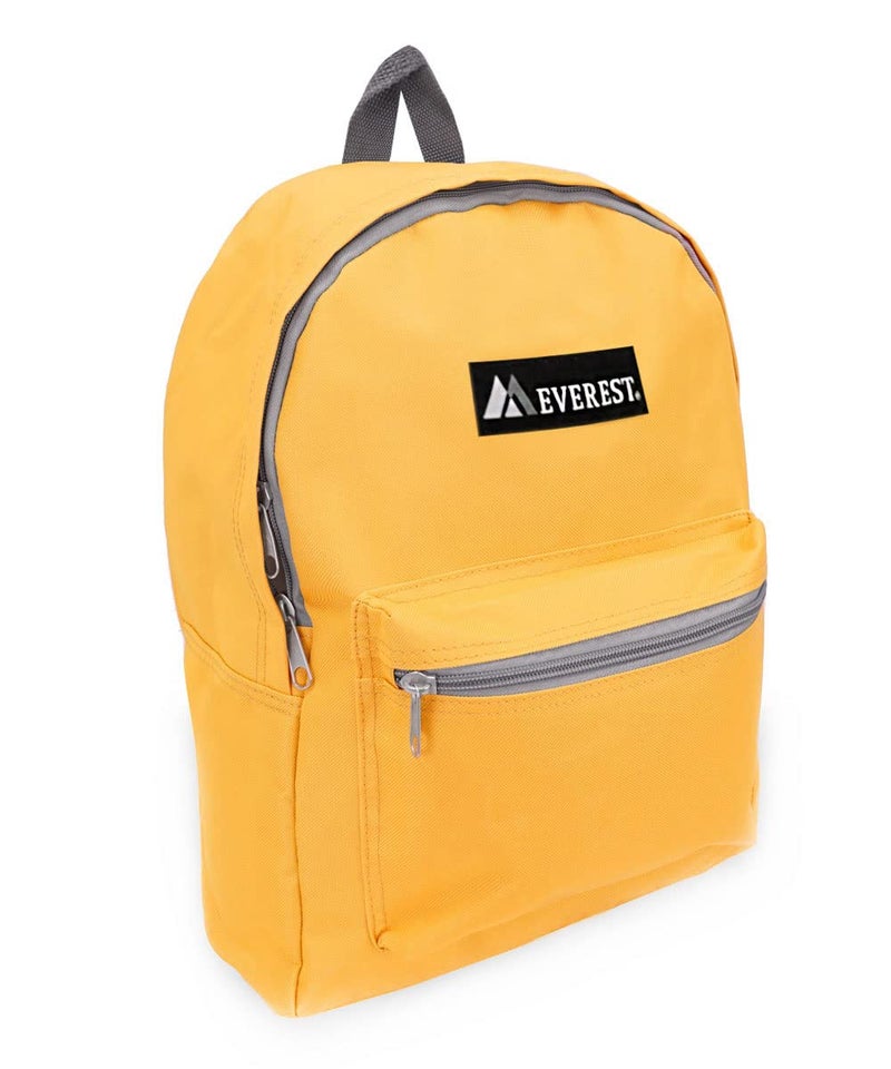 Everest Basic Backpack, Yellow, One Size - Image 1