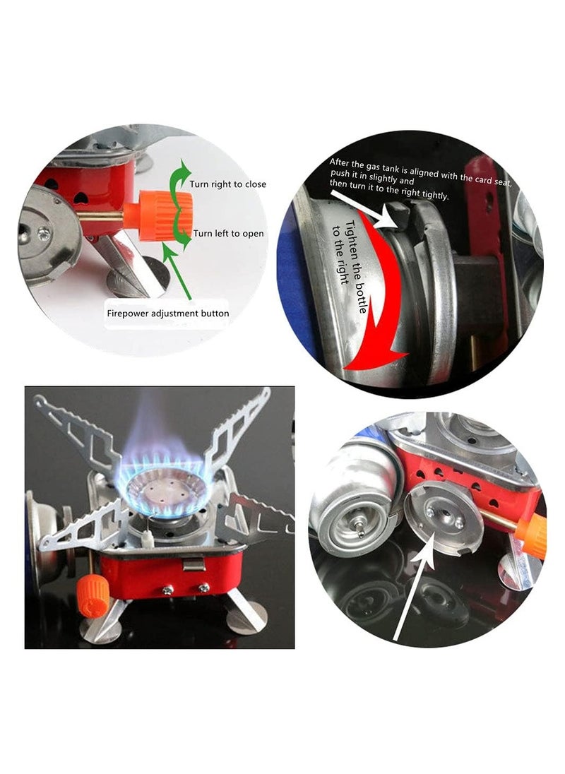 Generic Portable Camping Stoves, Windproof, Lightweight and Compact for Outdoor Camping and Kitchen Equipment  - Image 2