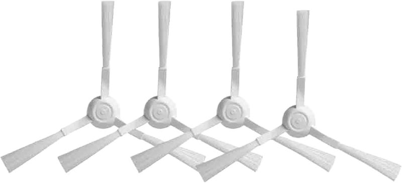 Side Brush For Xiaomi for Viomi V2 PRO V3/SE/S10EU /S12Vacuum Cleaner Left Right Brush Replacement stability(White-4pcs) - Image 1