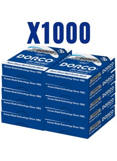 DORCO Dorco Single Edge Razor Blades 1000 ct 10 boxes of 100 blades 