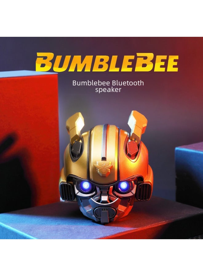 Neutral New Iron Man Spider-man Bumblebee Bluetooth Speaker Subwoofer Gift Card Mini Creative Gift Audio - Image 2