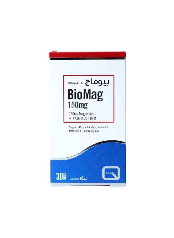BIOMAG 150 MG TAB 30 S